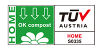 TUV AUSTRIA OK compost HOME certification mark