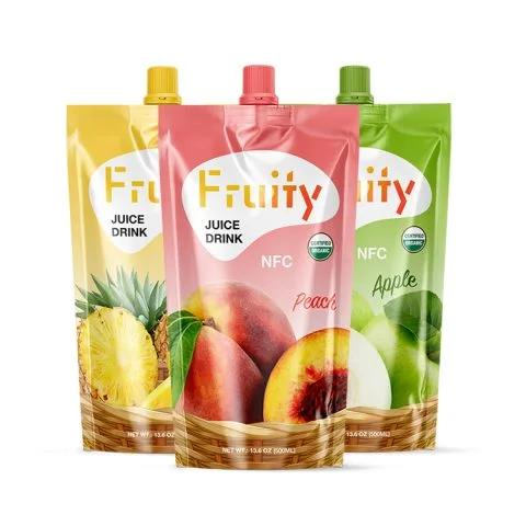 Custom Printed Stand Up Pouch for Snacks No. 9 — stand up pouch in PET / PE laminate