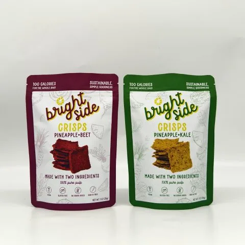 Custom Printed Stand Up Pouch with Zipper and Window (200 g) — stand up pouch in PET / PE laminate with zipper