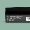 Custom Printed Recycled Coffee Bag with Zipper and Valve (250 g) — flat bottom bag in PET / PE laminate with zipper, degassing valve, view 4