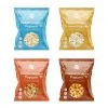 Custom Printed Foil Back Seal Pouch for Snacks No. 4 — back seal pillow pouch in PET / AL / PE laminate, view 4