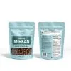 Custom Printed Recycled Coffee Bag with Zipper (100 g) — stand up pouch in PET / PE laminate with zipper, view 3