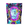 Custom Printed Matt Mylar Bag with Zipper – Smell-Proof (5 g) — custom shape pouch in PET / PE laminate with zipper, view 3