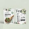 Custom Printed Coffee Bag with Zipper No. 2 — stand up pouch in PET / PE laminate with zipper