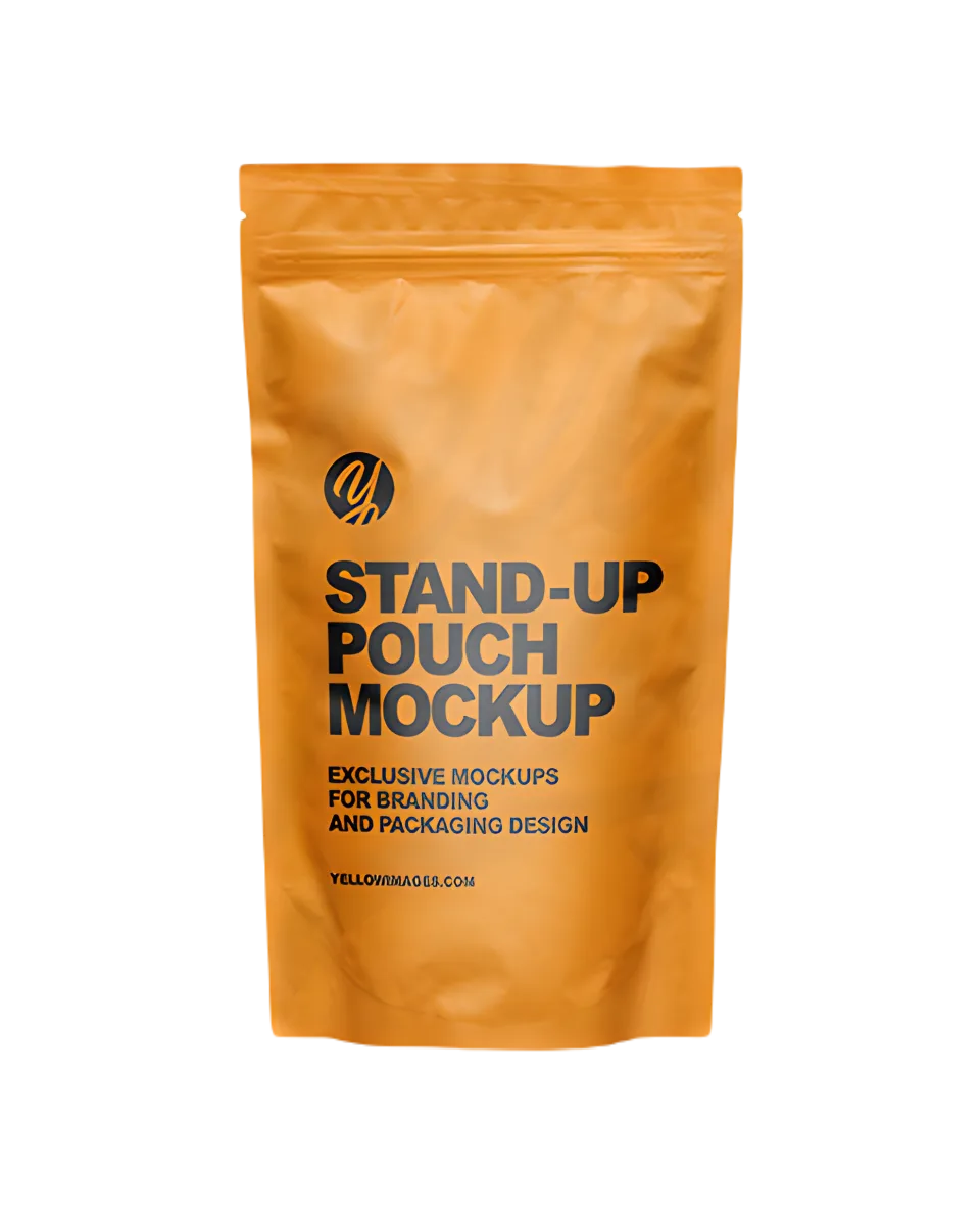 Custom Printed Foil Stand Up Pouch with Zipper No. 3 — stand up pouch in PET / AL / PE laminate with zipper