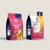 Custom Printed Whey Protein Bag with Zipper (1 kg) No. 2 — flat bottom bag in PET / PE laminate with zipper, view 4