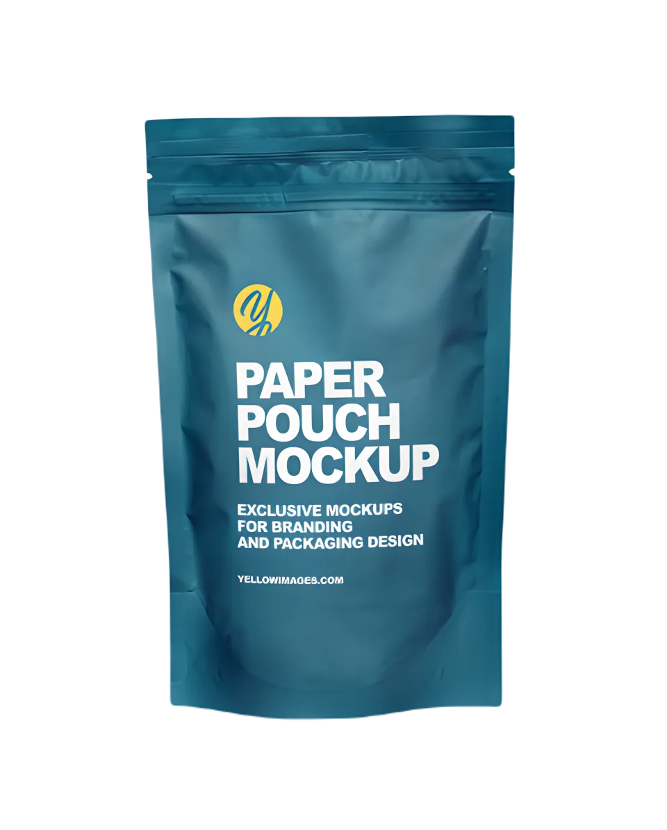 Custom Printed Foil Stand Up Pouch for Snacks No. 3 — stand up pouch in PET / AL / PE laminate