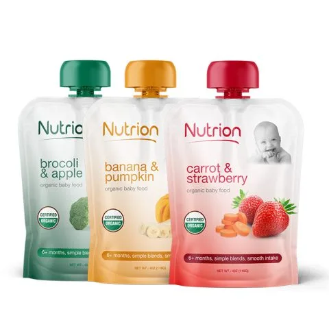 Custom Printed Spout Pouch for Juice (200 ml) — spout pouch in PET / PE laminate with spout
