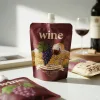 Custom Printed Compostable Spout Pouch for Juice No. 9 — spout pouch in PLA / PBAT compostable laminate with spout, view 2