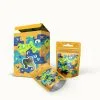 Custom Printed Mylar Bag for Odour and Moisture Sensitive Dry Goods (5 g) — custom shape pouch in PET / PE laminate, view 3