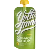 Custom Printed Spout Pouch for Juice (100 ml) — spout pouch in PET / PE laminate with spout