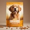 Custom Printed Foil Pet Food Bag with Zipper — flat bottom bag in PET / AL / PE laminate with zipper, view 2