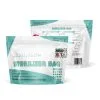 Custom Printed Mylar Bag with Zipper and Window — three side seal pouch in PET / PE laminate with zipper