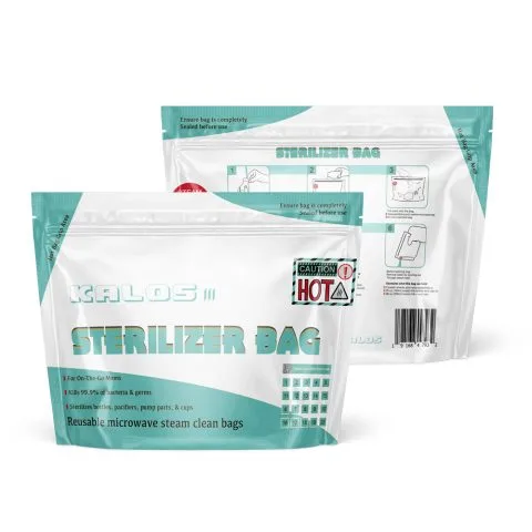 Custom Printed Mylar Bag with Zipper and Window — three side seal pouch in PET / PE laminate with zipper