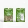 Custom Printed Compostable 3 Side Sealed Bag for Sachets No. 2 — three side seal pouch in PLA / PBAT compostable laminate, view 4