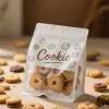 Custom Printed Paper Pouch for Dried Fruit No. 2 — flat bottom bag in Kraft paper / PE laminate, view 3