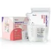 Custom Printed Mylar Bag with Zipper (200 ml) — three side seal pouch in PET / PE laminate with zipper, view 2