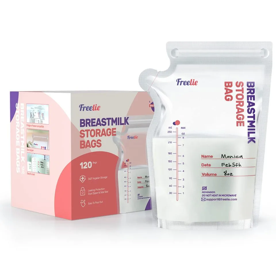 Custom Printed Mylar Bag with Zipper (200 ml) No. 2 — three side seal pouch in PET / PE laminate with zipper