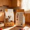 Custom Printed Pet Food Bag with Zipper (500 g) No. 2 — flat bottom bag in PET / PE laminate with zipper, view 2