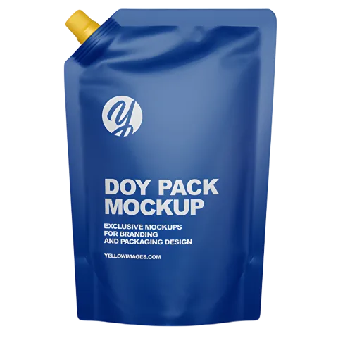 Custom Printed Spout Pouch for Juice No. 6 — spout pouch in PET / PE laminate with spout