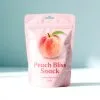 Custom Printed Recycled Paper Pouch with Zipper No. 3 — stand up pouch in Kraft paper / PE laminate with zipper, view 2
