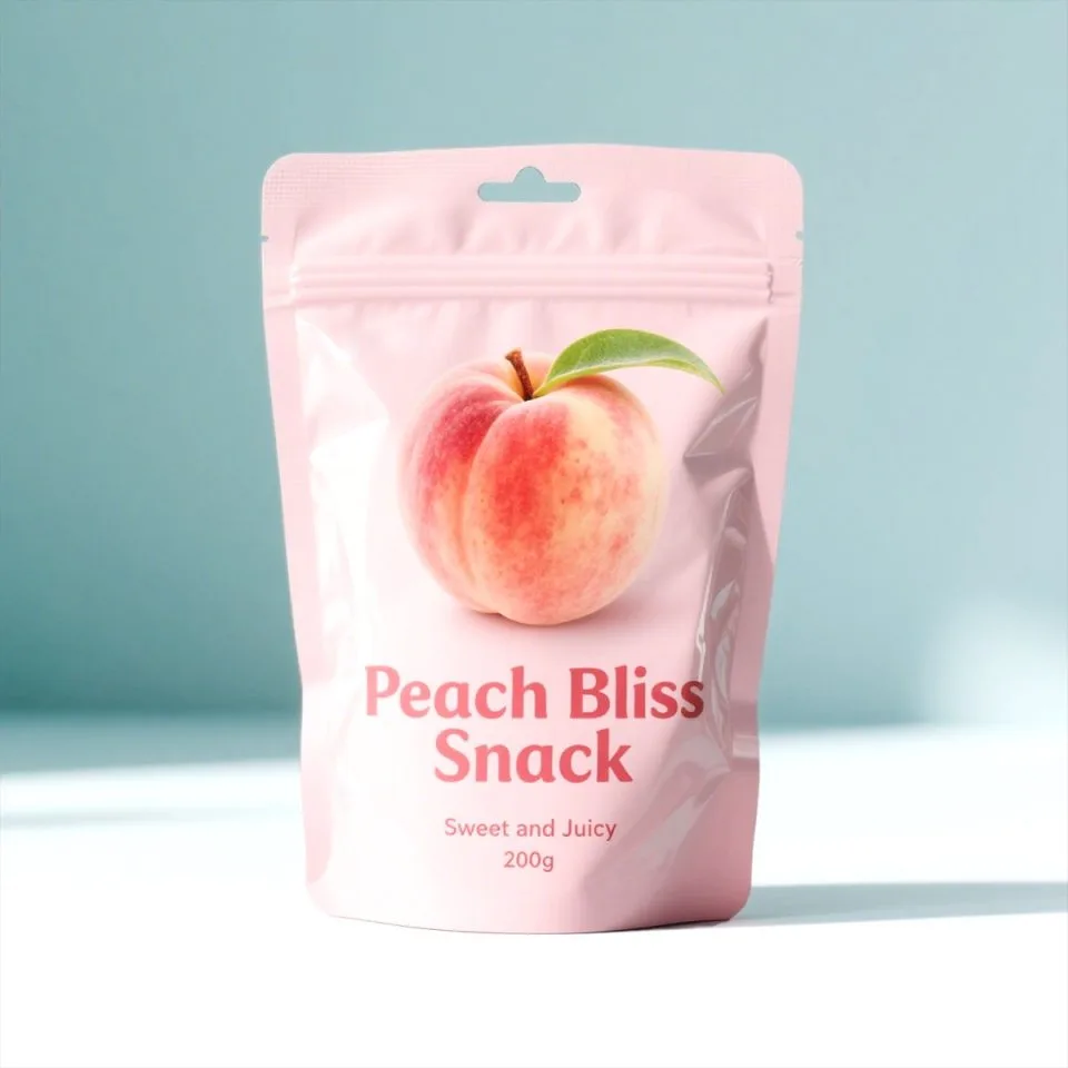 Custom Printed Foil Stand Up Pouch with Zipper No. 6 — stand up pouch in PET / AL / PE laminate with zipper