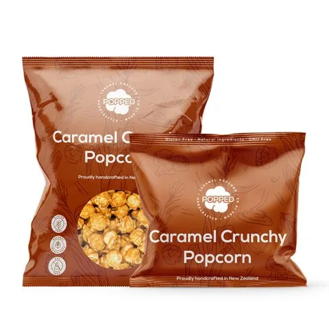 Custom Printed Foil Back Seal Pouch for Snacks No. 4 — back seal pillow pouch in PET / AL / PE laminate