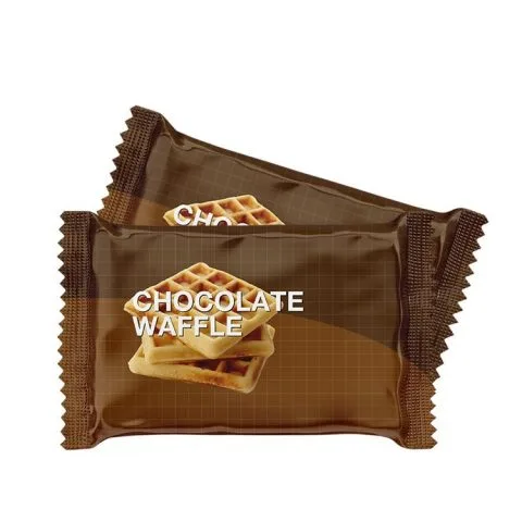 Custom Printed Back Seal Pouch for Snacks No. 10 — back seal pillow pouch in PET / PE laminate
