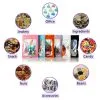 Custom Printed Foil Mylar Bag with Zipper – Smell-Proof (5 g) — three side seal pouch in PET / AL / PE laminate with zipper, view 2