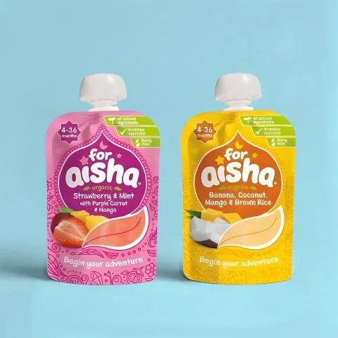 Custom Printed Spout Pouch for Juice No. 27 — spout pouch in PET / PE laminate with spout
