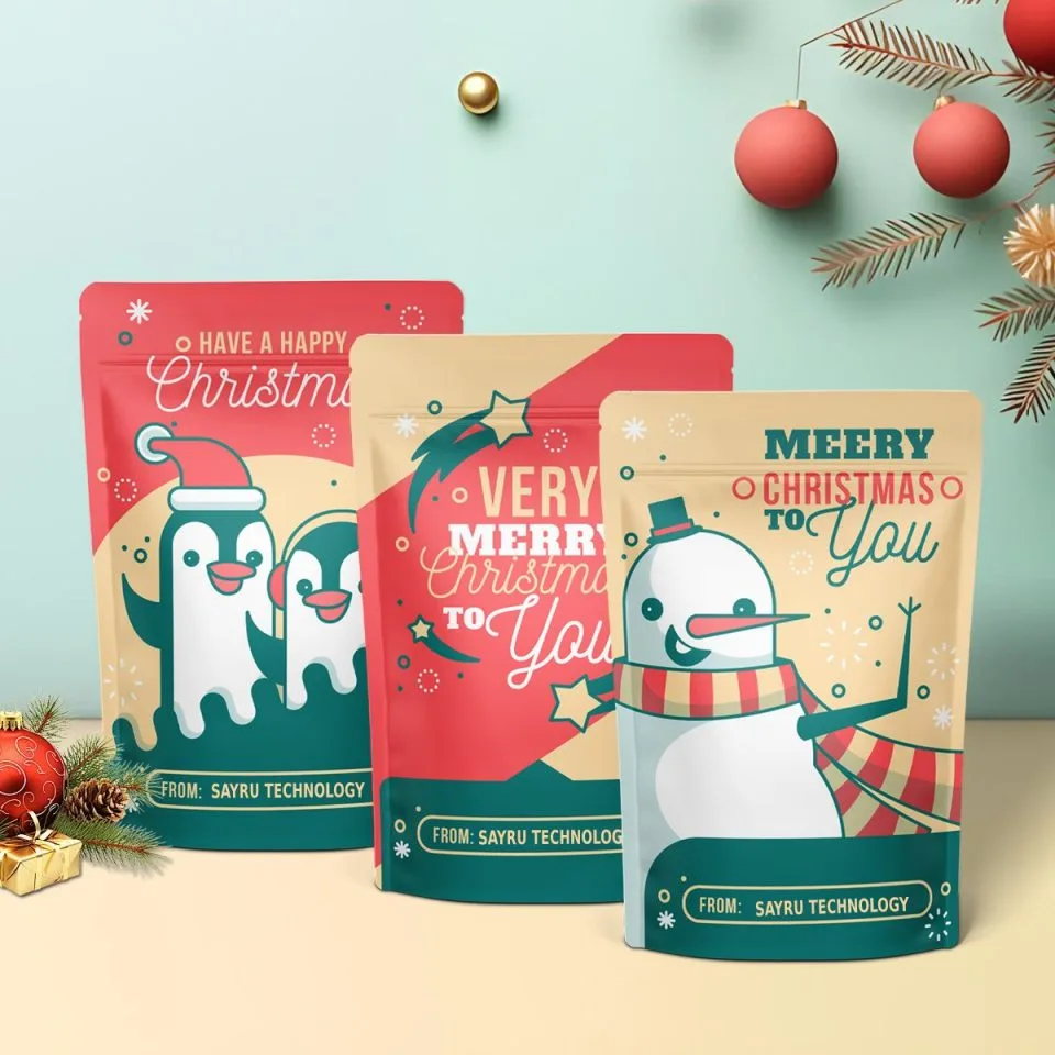 Custom Printed Stand Up Pouch with Zipper (500 g) — stand up pouch in PET / PE laminate with zipper