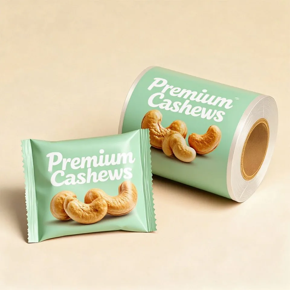 Custom Printed Foil Stand Up Pouch for Snacks (25 kg) — stand up pouch in PET / AL / PE laminate