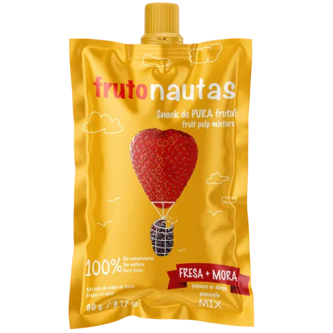 Custom Printed Spout Pouch for Juice No. 25 — spout pouch in PET / PE laminate with spout