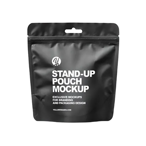 Custom Printed Compostable Stand Up Pouch for Snacks No. 2 — stand up pouch in PLA / PBAT compostable laminate