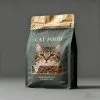 Custom Printed Recycled Pet Food Bag with Zipper – Smell-Proof (1 kg) No. 2 — flat bottom bag in PET / PE laminate with zipper