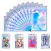 Custom Printed Mylar Bag with Zipper – Smell-Proof (5 g) No. 3 — three side seal pouch in PET / PE laminate with zipper, view 3