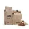 Custom Printed Coffee Bag for Whole Bean and Ground Coffee No. 2 — flat bottom bag in PET / PE laminate, view 6