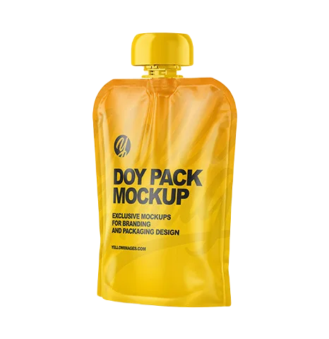 Custom Printed Foil Spout Pouch for Juice No. 2 — spout pouch in PET / AL / PE laminate with spout