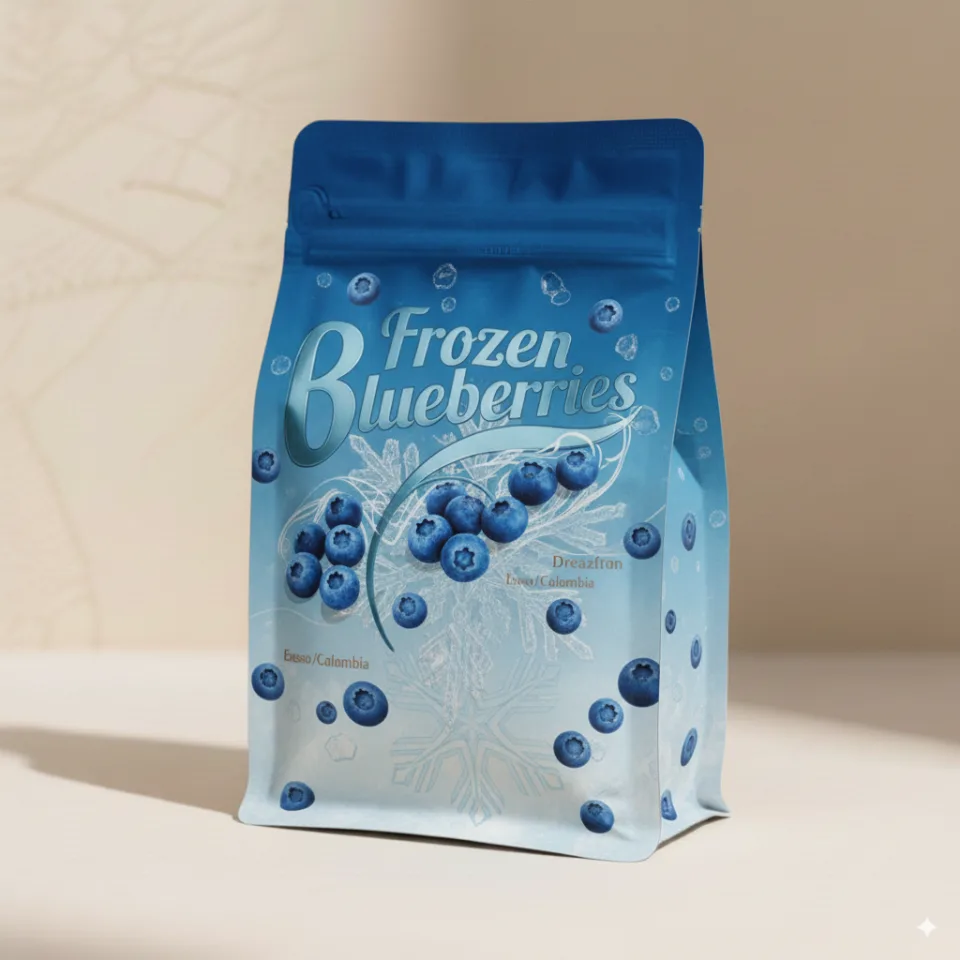 Custom Printed Foil Stand Up Pouch for Snacks (1 kg) — stand up pouch in PET / AL / PE laminate