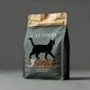 Custom Printed Recycled Pet Food Bag with Zipper (1 kg/3 kg/5 kg) — flat bottom bag in PET / PE laminate with zipper