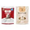 Custom Printed Foil Pet Food Bag with Zipper No. 2 — stand up pouch in PET / AL / PE laminate with zipper, view 2