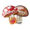 Custom Printed Mylar Bag with Zipper No. 4 — custom shape pouch in PET / PE laminate with zipper, view 5