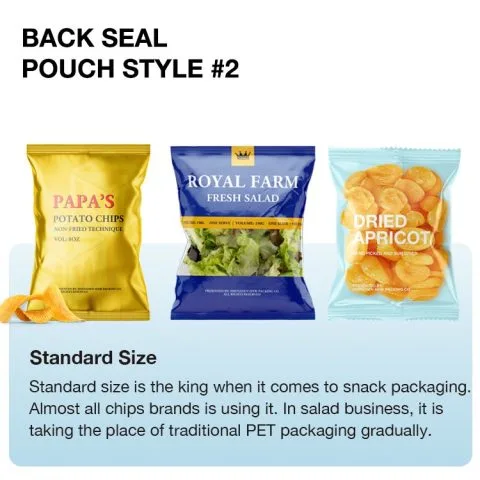 Custom Printed Foil Fertiliser Bag with Zipper (1 kg) — back seal pillow pouch in PET / AL / PE laminate with zipper