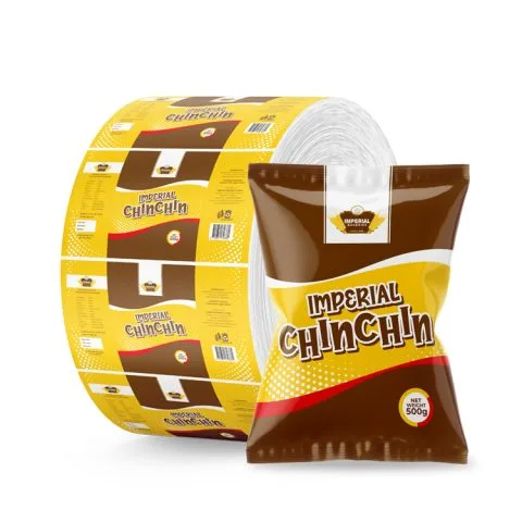 Custom Printed Back Seal Pouch for Snacks No. 5 — back seal pillow pouch in PET / PE laminate