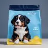 Custom Printed Recycled Pet Food Bag with Zipper (5 kg) — flat bottom bag in PET / PE laminate with zipper, hang hole, view 2