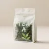 Custom Printed Compostable Matt Stand Up Pouch with Zipper — stand up pouch in PLA / PBAT compostable laminate with zipper, view 3