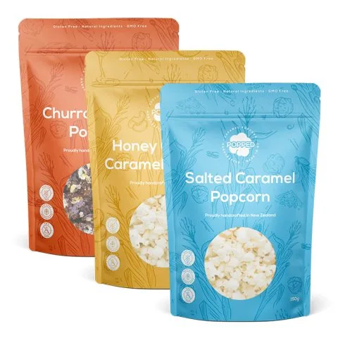 Custom Printed Mylar Bag for Odour and Moisture Sensitive Dry Goods No. 3 — stand up pouch in PET / PE laminate