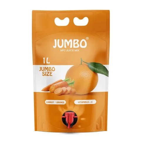 Custom Printed Foil Stand Up Pouch for Snacks (750 ml) — stand up pouch in PET / AL / PE laminate