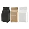 Custom Printed Kraft Coffee Bag for Whole Bean and Ground Coffee — flat bottom bag in Kraft paper / PE laminate, view 3