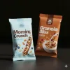 Custom Printed Back Seal Pouch for Snacks No. 12 — back seal pillow pouch in PET / PE laminate, view 2